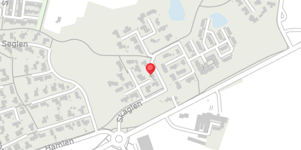 Trafikstøjkort på Skaglen 21, 8800 Viborg