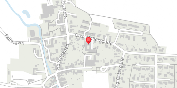Trafikstøjkort på Otto Møllersgade 6P, 8300 Odder