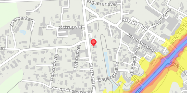 Trafikstøjkort på Slotsgade 3A, . , 3480 Fredensborg
