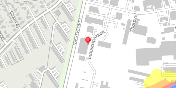 Trafikstøjkort på Industriparken 10, 4100 Ringsted