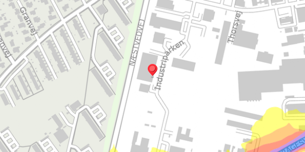 Trafikstøjkort på Industriparken 12, . , 4100 Ringsted