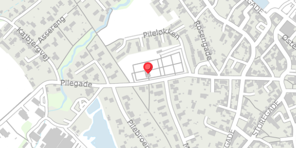 Trafikstøjkort på Pilegade 18, 3770 Allinge