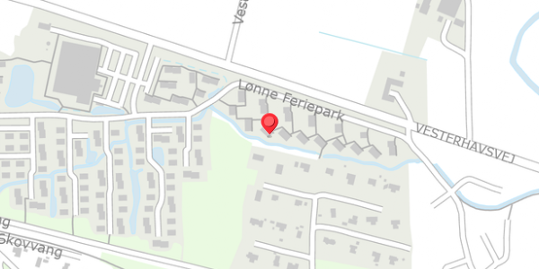 Trafikstøjkort på Lønne Feriepark 69D, 6830 Nørre Nebel