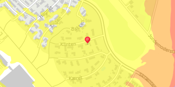 Trafikstøjkort på Klinten 3, 4100 Ringsted