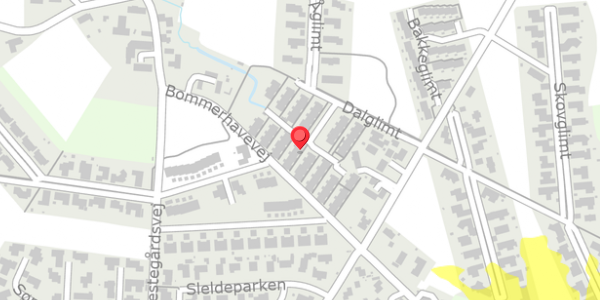 Trafikstøjkort på Dalglimt 55, 7100 Vejle