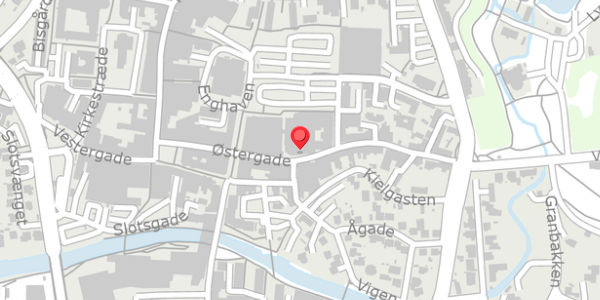 Trafikstøjkort på Østergade 21, 7500 Holstebro