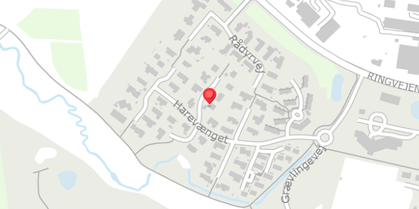 Trafikstøjkort på Harevænget 20, . , 8450 Hammel