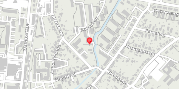 Trafikstøjkort på Aaparken 25K, 8300 Odder