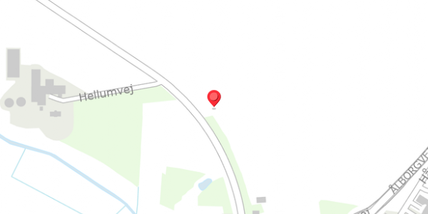 Trafikstøjkort på Hellumvej 4, 9320 Hjallerup