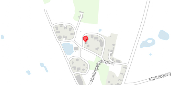 Trafikstøjkort på Hallingebjergvej 12A, 4100 Ringsted