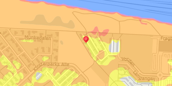 Trafikstøjkort på Volden 33, 4100 Ringsted
