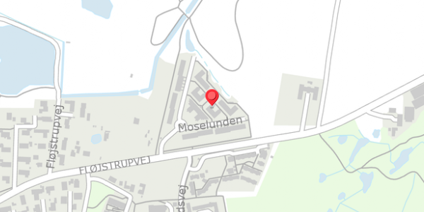 Trafikstøjkort på Moselunden 62, . , 8340 Malling
