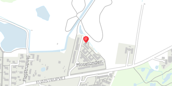 Trafikstøjkort på Moselunden 82, . , 8340 Malling