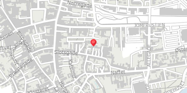 Trafikstøjkort på Slotsgade 25, 6100 Haderslev