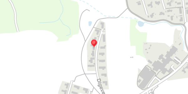 Trafikstøjkort på Digevej 24, 6100 Haderslev