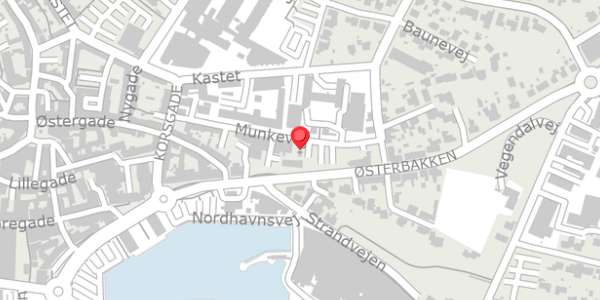 Trafikstøjkort på Munkevej 24, 7700 Thisted