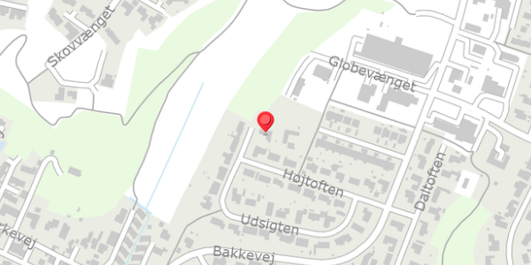 Trafikstøjkort på Udsigten 18, . , 8654 Bryrup
