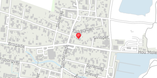 Trafikstøjkort på Brogade 12, . , 9370 Hals