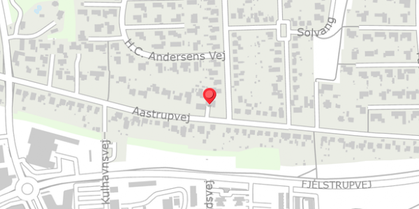 Trafikstøjkort på Aastrupvej 103, 6100 Haderslev