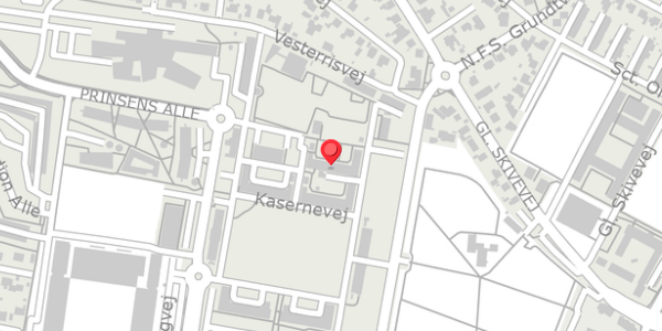 Trafikstøjkort på Regimentsvej 7, 8800 Viborg