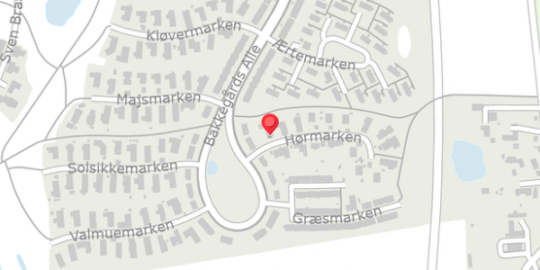 Trafikstøjkort på Hørmarken 1, . , 4140 Borup