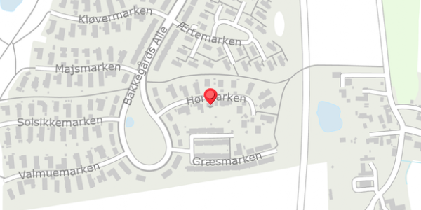Trafikstøjkort på Hørmarken 6, . , 4140 Borup