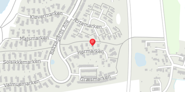 Trafikstøjkort på Hørmarken 9, 4140 Borup