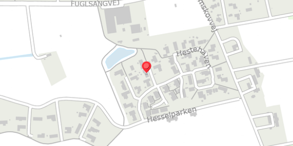 Trafikstøjkort på Hestehaven 21, 8500 Grenaa