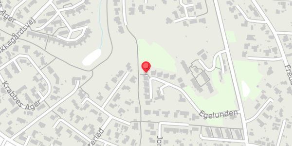 Trafikstøjkort på Egelunden 16, 8300 Odder