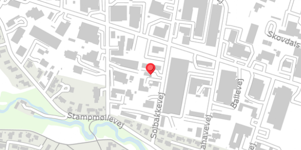Trafikstøjkort på Solbakkevej 9, 8300 Odder