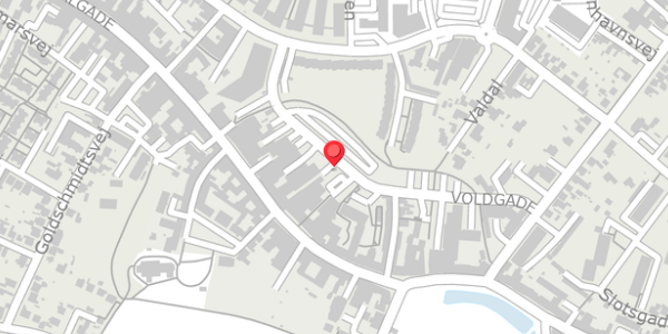 Trafikstøjkort på Voldgade 22, 4760 Vordingborg