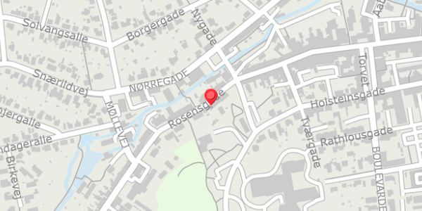 Trafikstøjkort på Rosensgade 65B, 8300 Odder