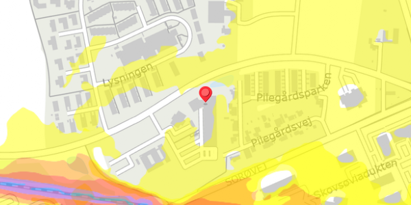 Trafikstøjkort på Ndr.Ringgade 70C, . , 4200 Slagelse