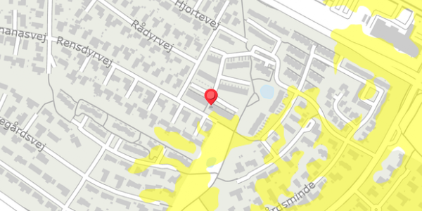 Trafikstøjkort på Elgårdsminde 179, 8382 Hinnerup
