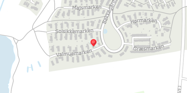 Trafikstøjkort på Valmuemarken 2, . , 4140 Borup