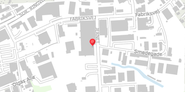 Trafikstøjkort på Jernet 2D, . , 6000 Kolding