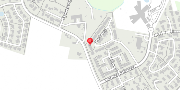 Trafikstøjkort på Ildervej 17, 4690 Haslev