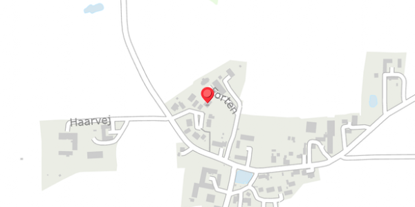 Trafikstøjkort på Haarvej 24, . , 8382 Hinnerup