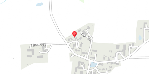 Trafikstøjkort på Haarvej 26, 8382 Hinnerup