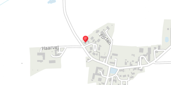 Trafikstøjkort på Haarvej 28, 8382 Hinnerup