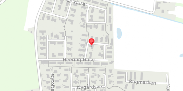 Trafikstøjkort på Heering Huse 49, 4690 Haslev