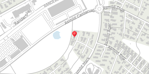 Trafikstøjkort på Asmild Mark 34, 8800 Viborg