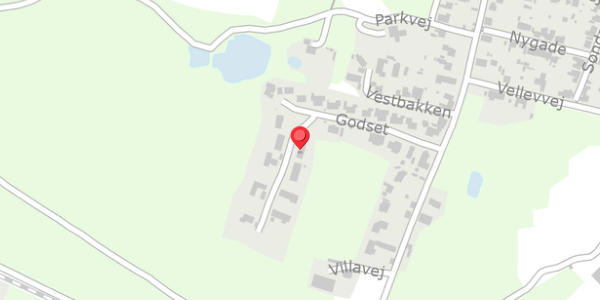 Trafikstøjkort på Godset 13, 8870 Langå