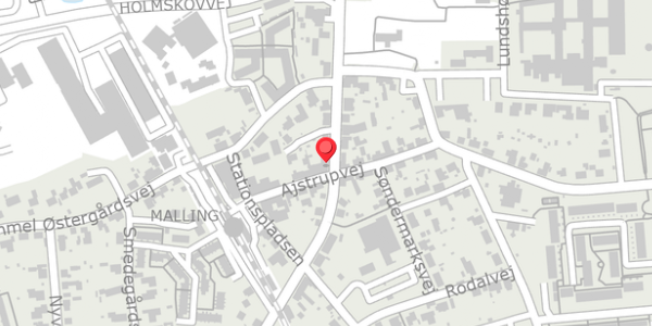 Trafikstøjkort på Bredgade 62B, 8340 Malling