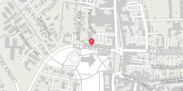 Trafikstøjkort på Sct Bendtsgade 10, 4100 Ringsted