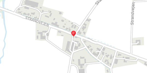 Trafikstøjkort på Strandvejen 131A, 8300 Odder