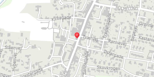Trafikstøjkort på Bredgade 46, 5560 Aarup