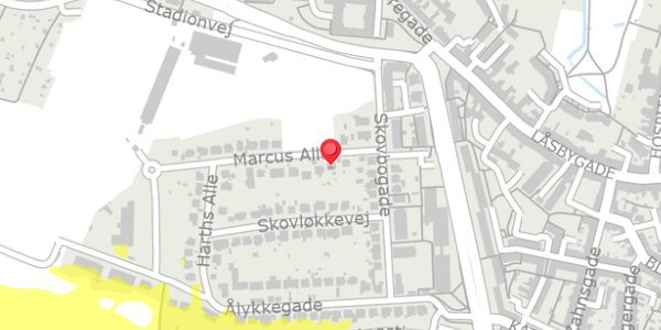 Trafikstøjkort på Marcus Alle 7, 6000 Kolding