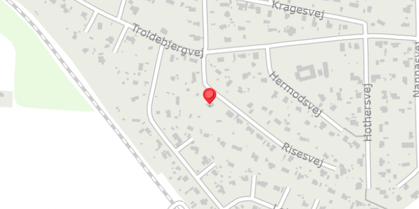 Trafikstøjkort på Risesvej 8B, . , 3370 Melby