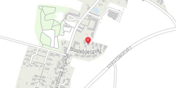 Trafikstøjkort på Blødebjergvej 3, 4100 Ringsted